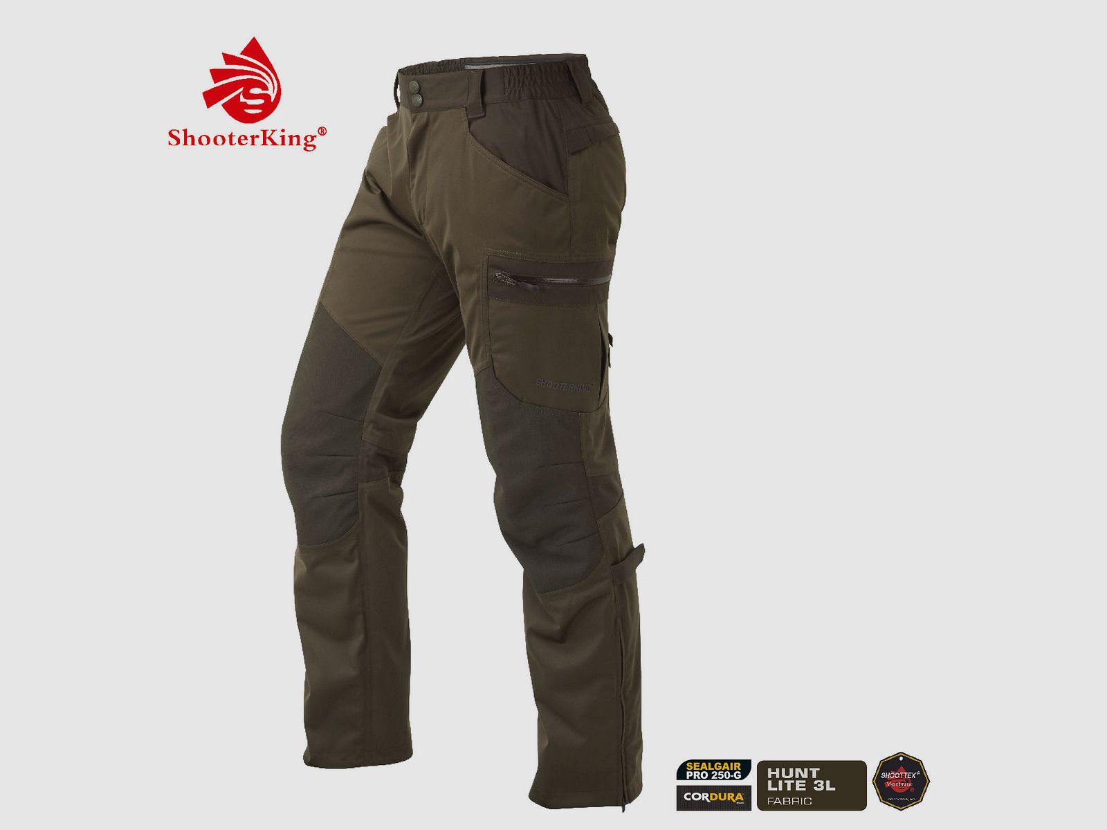 SHOOTERKING Huntflex Hose braun/oliv