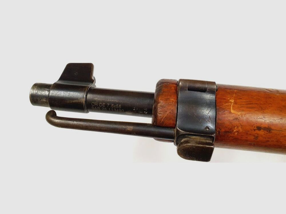 Waffenfabrik Bern Repetierbüchse Waffenfabrik Bern Schweizer K11 Kaliber 7,5x55swiss komplett nummerngleich + Bajonett