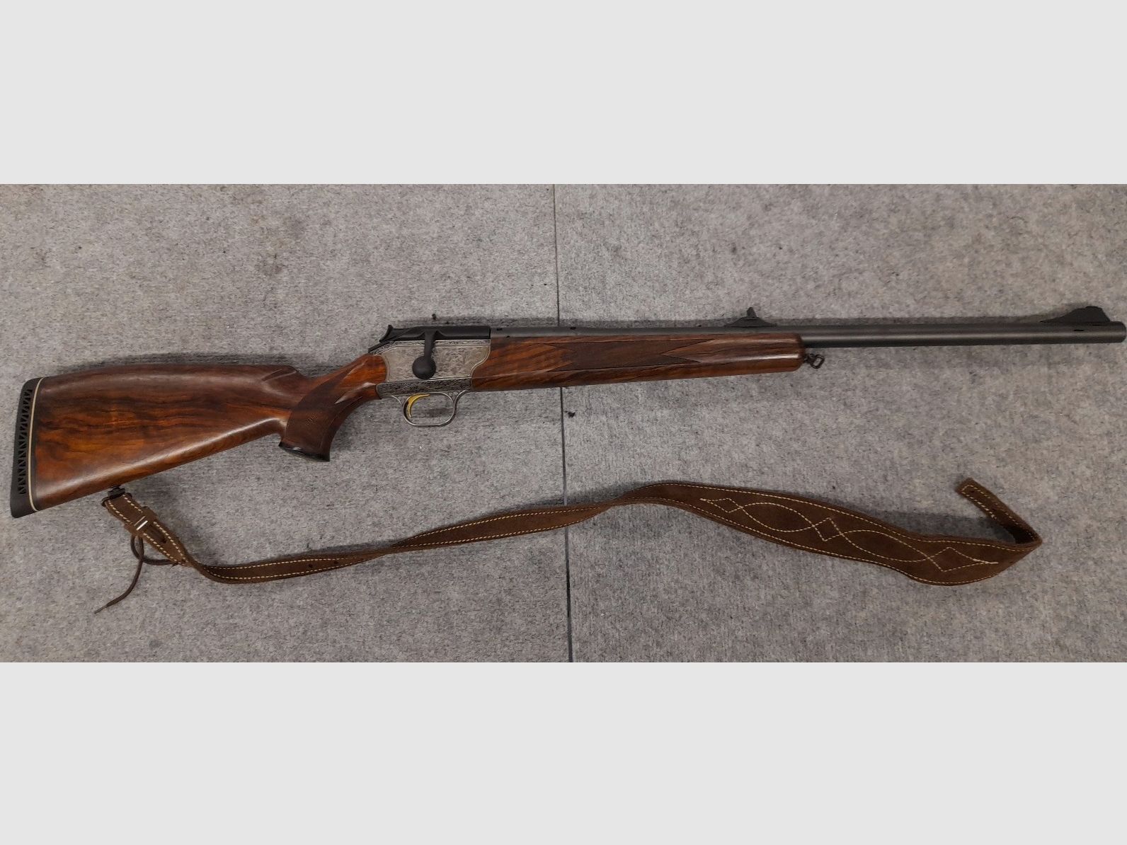 Blaser R93 416Rem Mag + Wechsellauf und Schaft in 300WinMag + Wechsellauf in 222Rem verziert Repetierbüchse Geradezugrepetierer