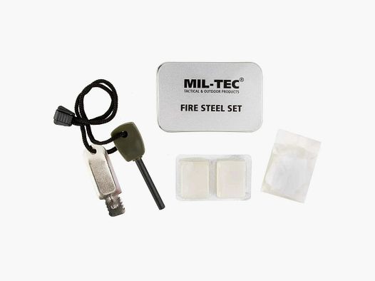 Mil-Tec Feuerstarter Zündstein Fire-Steel Set