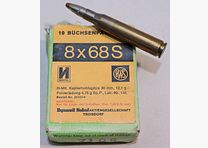 RWS (WZd.Fa.Rottweil) Büchsenpatronen 8x68S