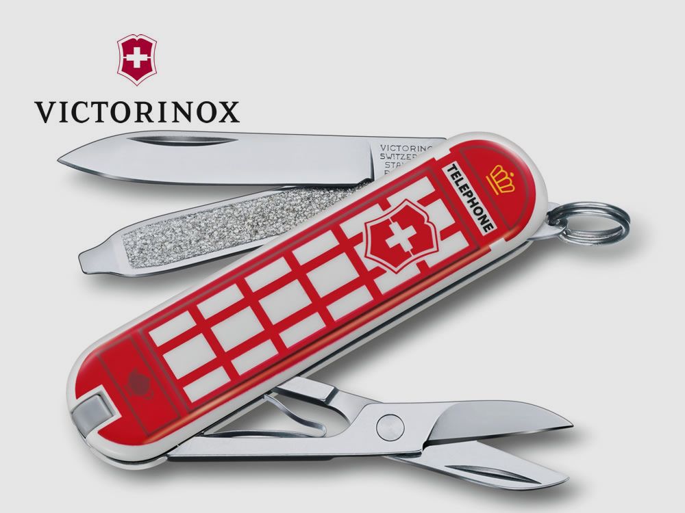 VICTORINOX Taschenmesser LONDON, limitided edition WORLD PLACES, 7 Funktionen, Schweizer Taschenmesser