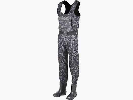 Kinetic Neorush Wathose mit Stiefeln Gray Camo - 42/43
