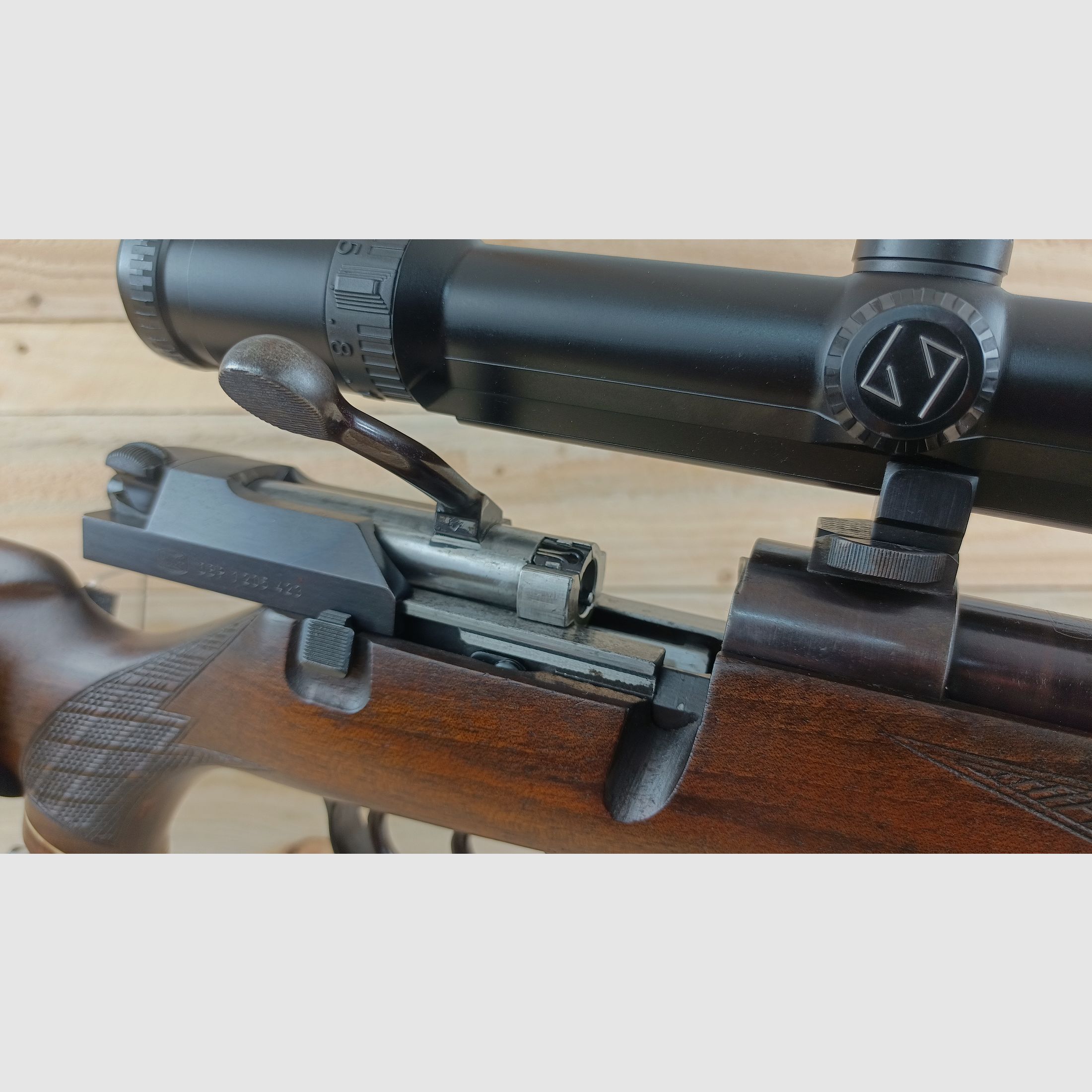 Mauser Mod. 66S, Mauser 66S, Cal. 9,3x62 *con Zeiss Diavari y retícula iluminada*