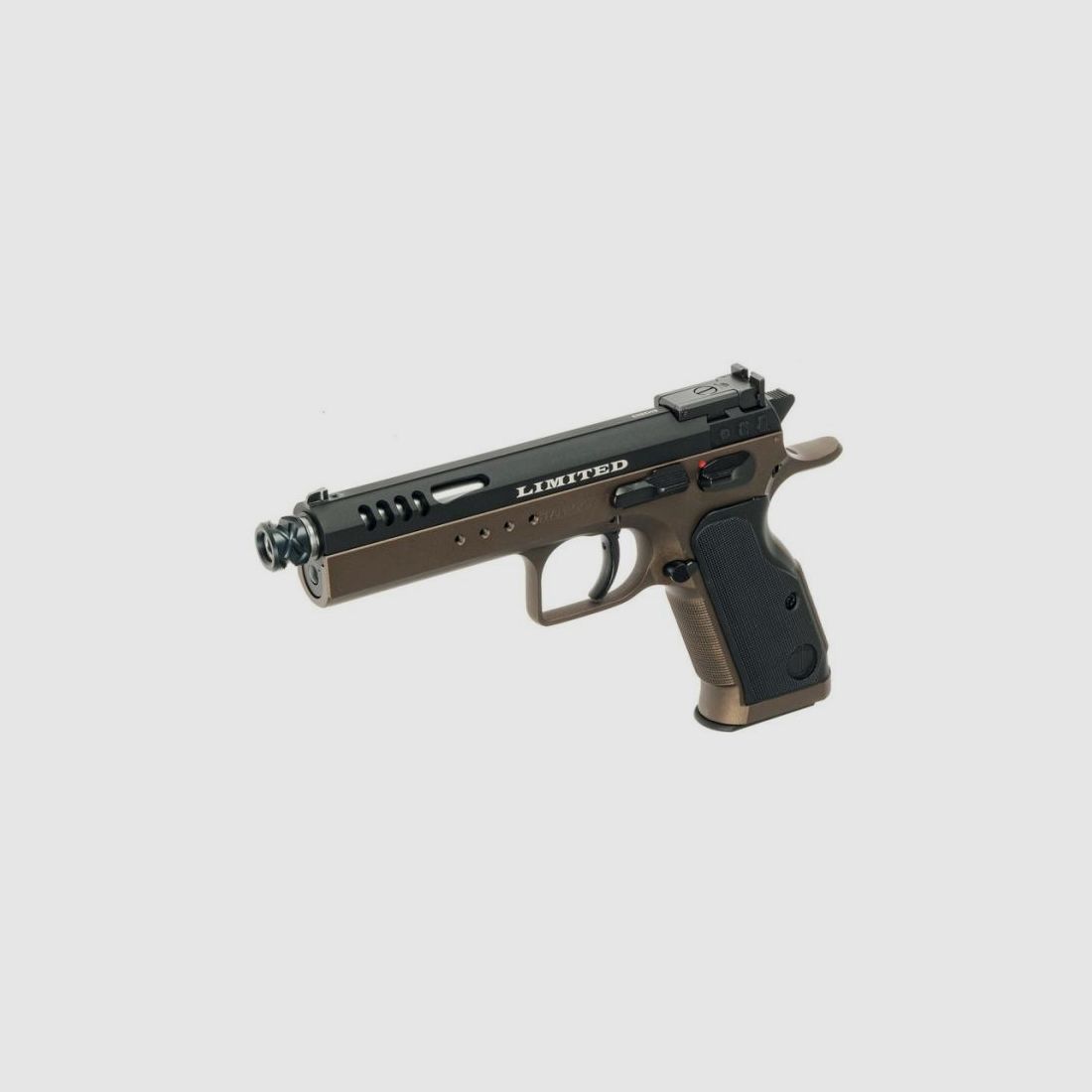 TANFOGLIO KK-Pistola Mod. Force 22 L Ltd. OR -5,7' .22lr Bronce/Negro