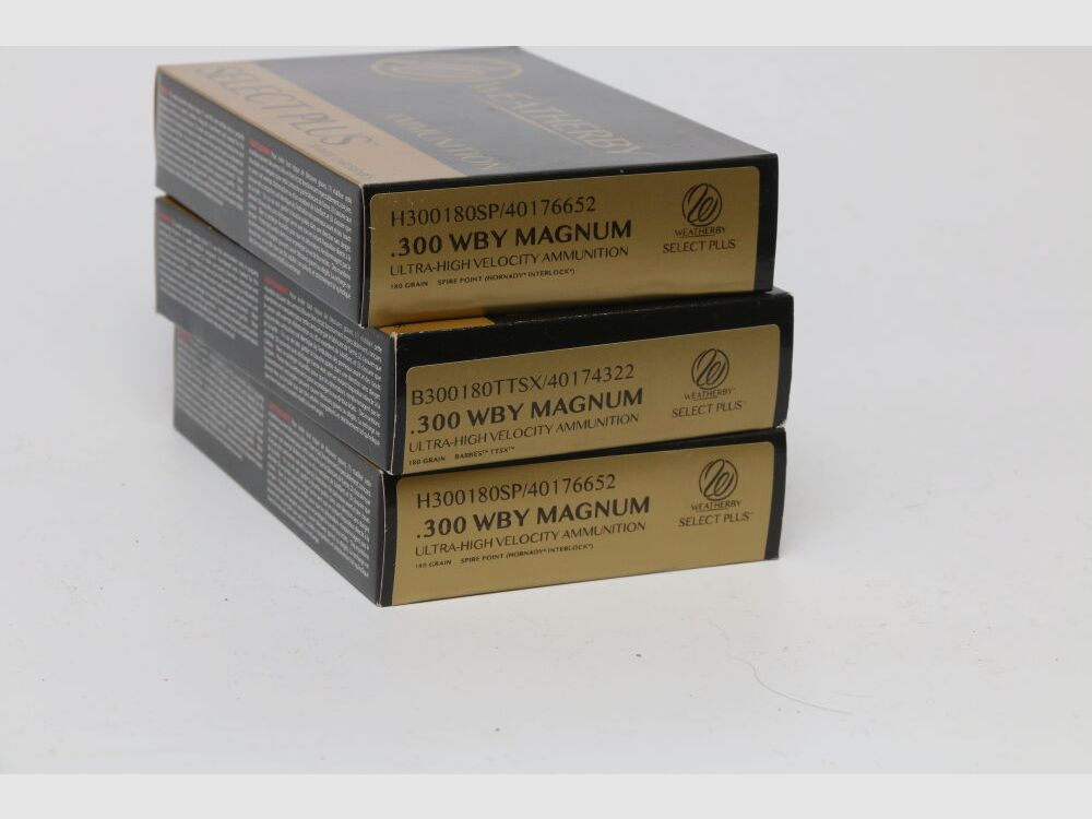 Weatherby Select Plus Munition 300 Weatherby Magnum 300WBY