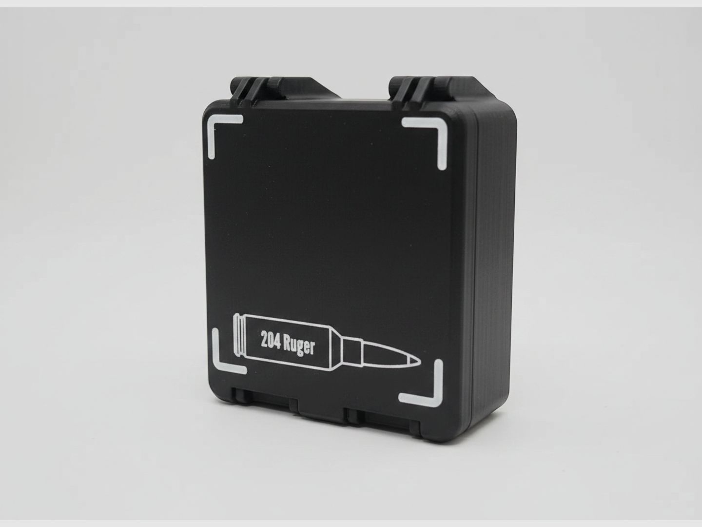 Filamelt Munitionsbox / 204 Ruger / 'Klapp- / Rastdeckel' / Patronenbox, Ammo Box