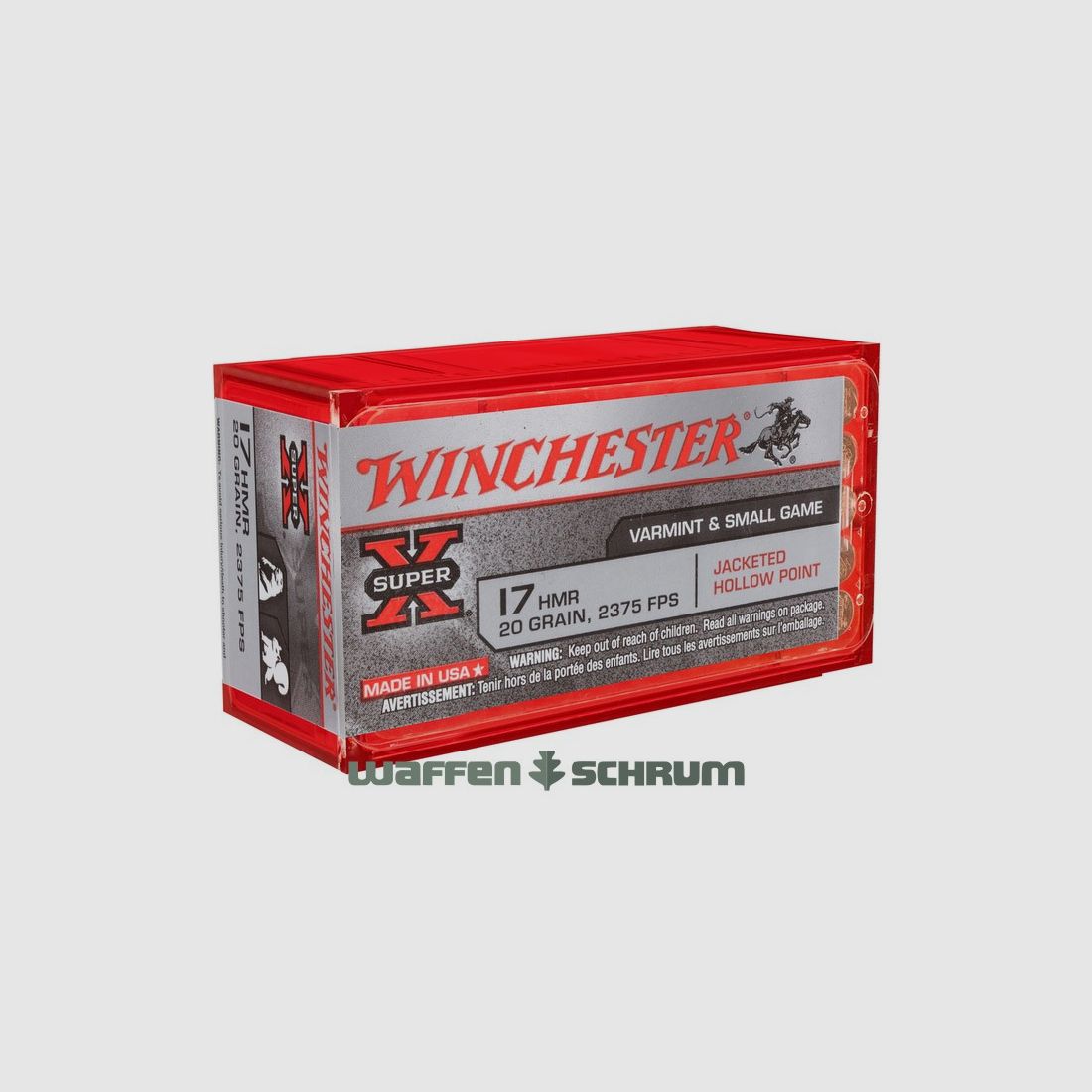 Winchester Super-X 1.3g - 20gr .17HMR