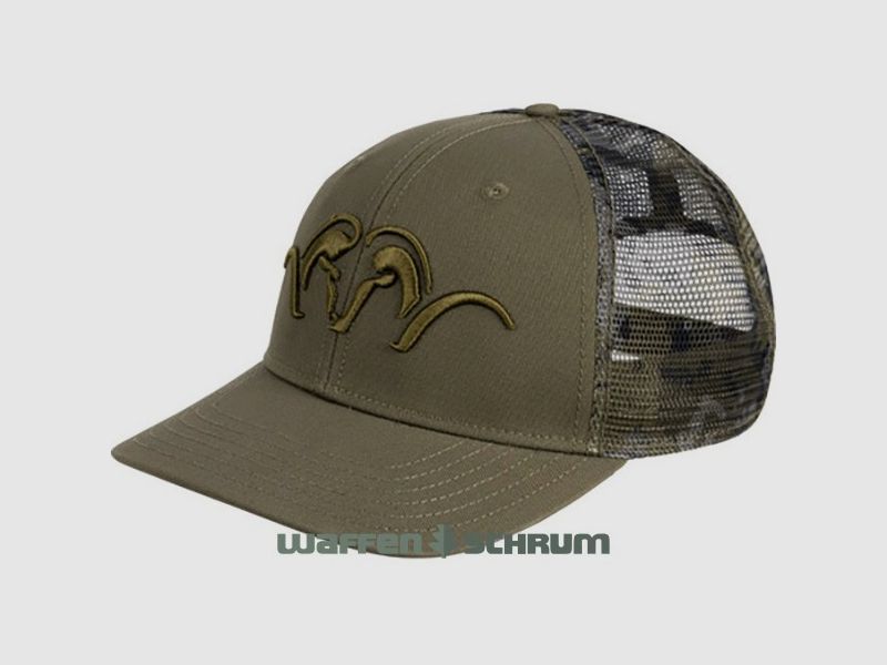 Blaser Cap Mesh Camo Dunkel Oliv