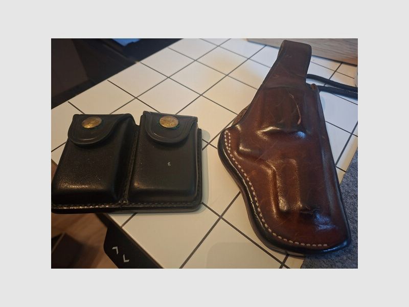 Revolverholster 2-21/2 Zoll Lauf und PatronenTaschen siehe Bilder