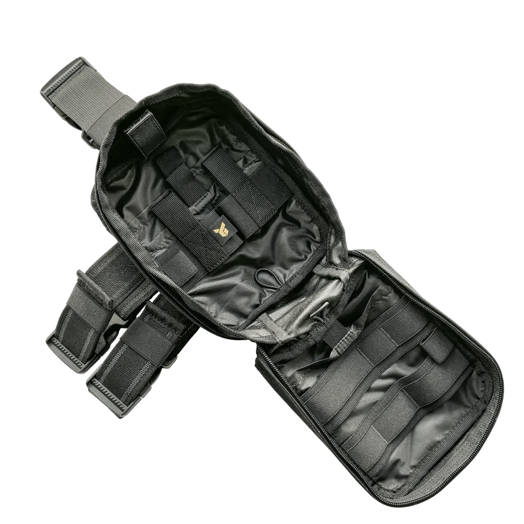 Apteczka na panelu udowym TQ Dnipro IFAK Bag PM21 gen.2 – Czarny – PM212-Gen2, zdjęcie 2 z 9
