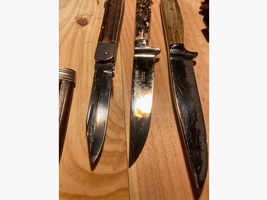Jagdmesser, Aufbruchzangen, Taschensäge  & diverses