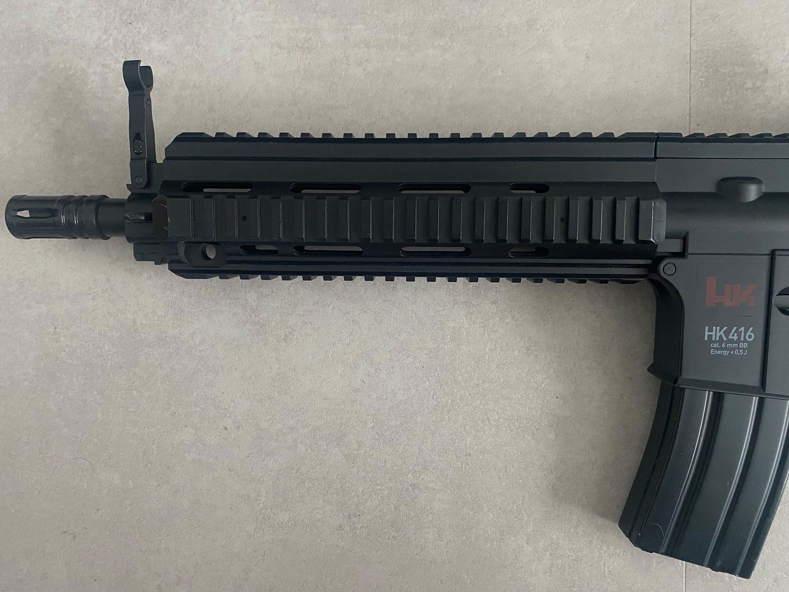HK416 softair calibro 6 mm BB – elettrico, immagine 3 di 12