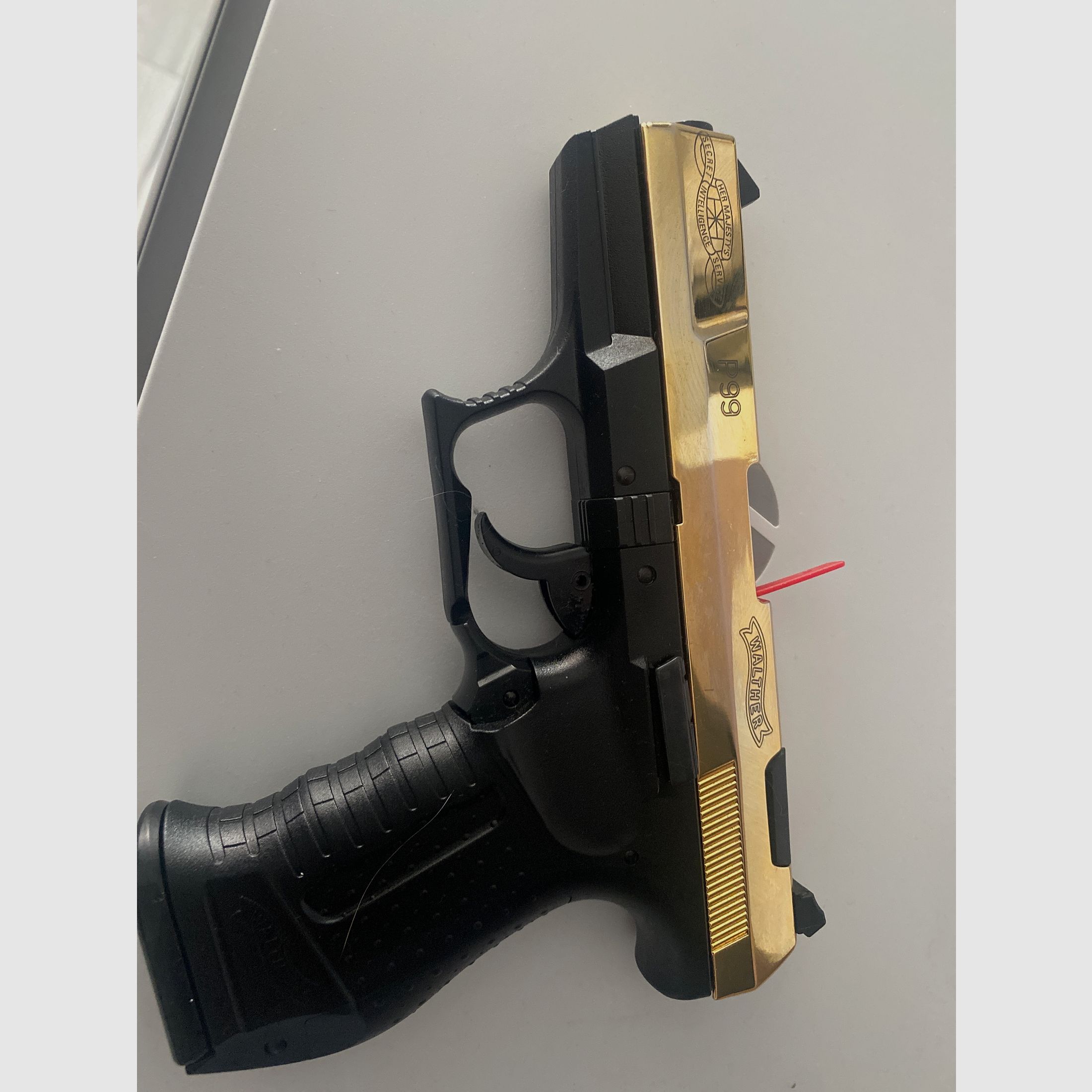 Walther P99 Gold Sonderedition James Bond PTB 637