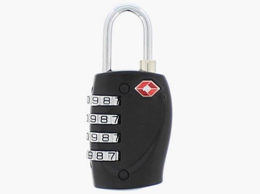 TSA TSA Gepäckschloss Bügel Zahlencode 4-stellig schwarz