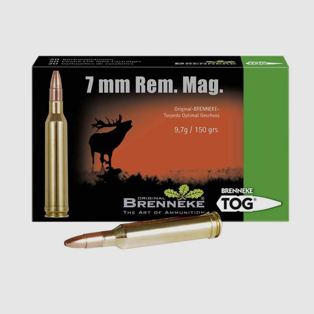 7 mm Rem. Mag. TOG 9.7g/150grs. Brenneke