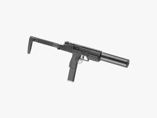 Softair - Submachine gun - VORSK VMP-1 SMG GBB Set Semi BK - from 18, over 0.5 Joule