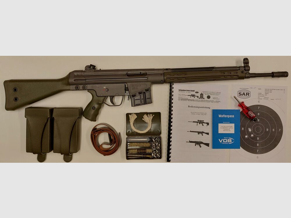 Schwaben Arms GmbH Selbstladebüchse SAR M41 SPORTMATCH MF3 G3KT Kaliber 308win. - MADE IN GERMANY - ähnlich HK41/G3