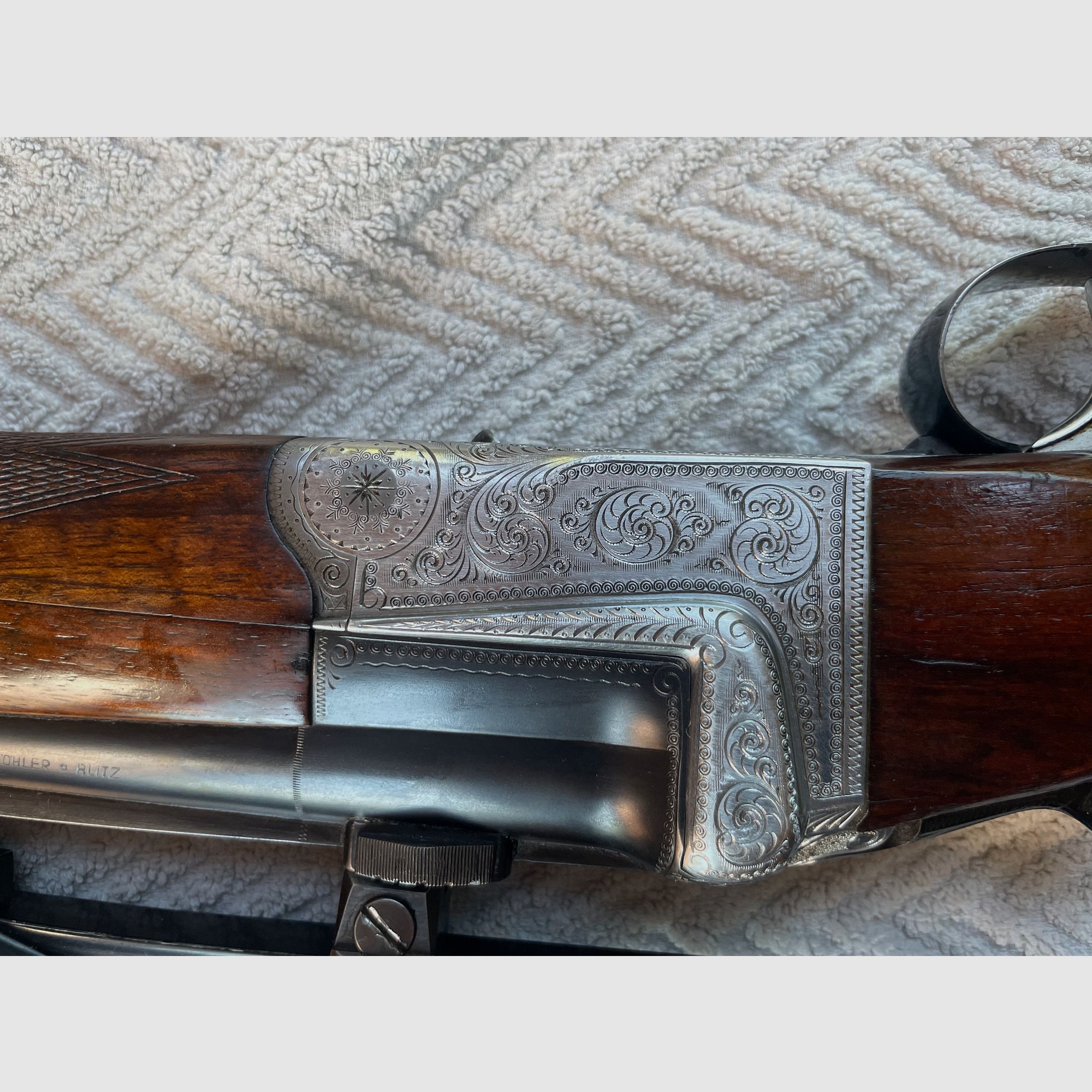 Krieghoff doppietta 7x57R / 16/70, HANDSPANNER, immagine 5 di 8