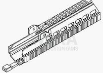 B&T handguard 4x NAR for HK G36/HK243, aluminum version, including rail cover & strap eyelet