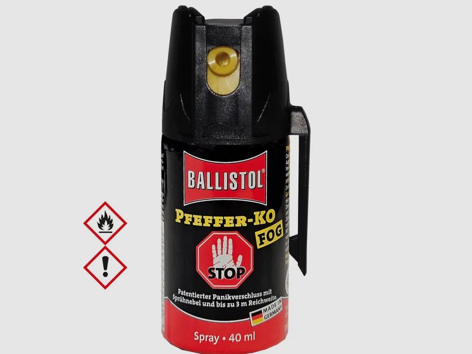 Pepper defense spray Klever K.O. FOG (spray mist) 40 ml