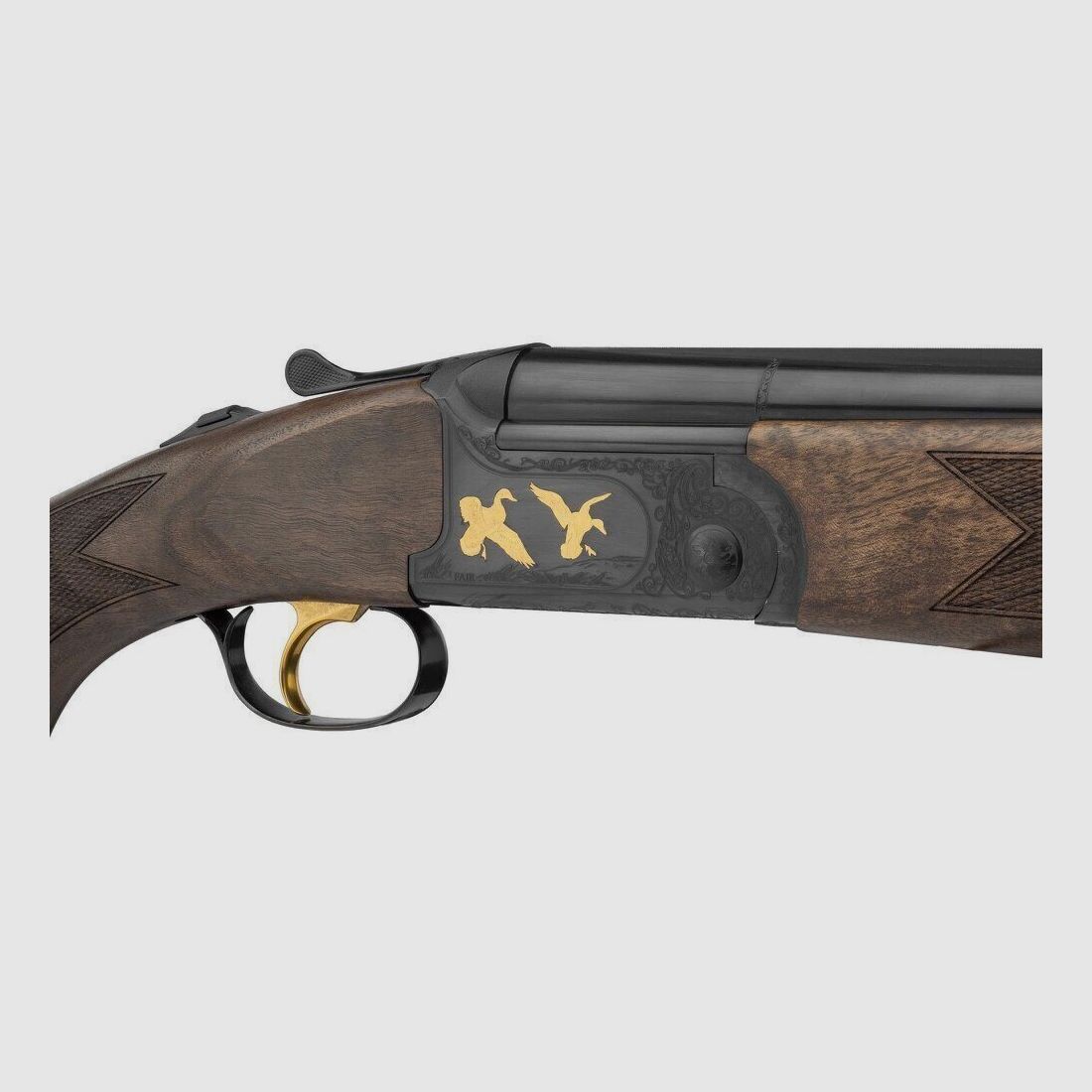 Jagdflinte Fair Classic Schwarzstahl Kal. 12/76 mit Extractoren – Einabzug, Bild 8 von 9