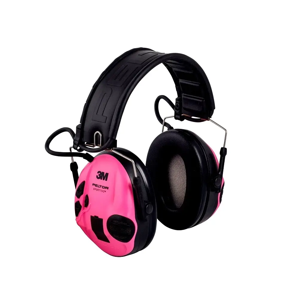 Orejeras 3M PELTOR SportTac Rosa/Verde