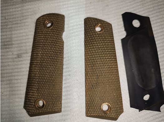 Colt 1911 empuñaduras de latón