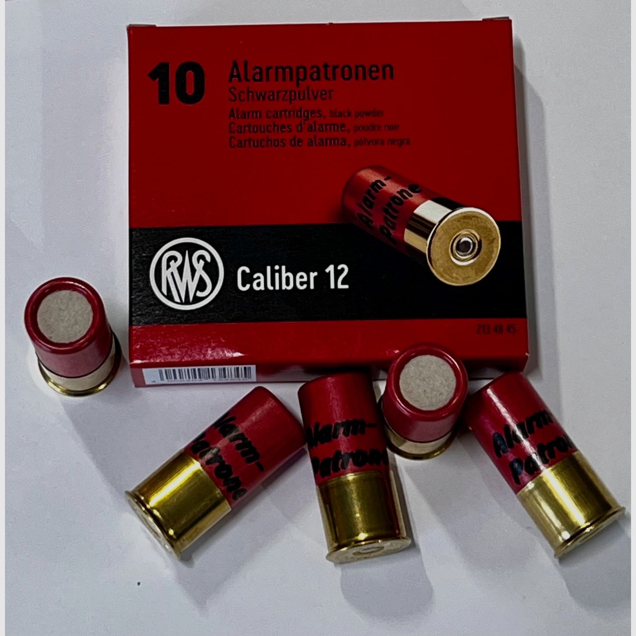 Alarm cartridges caliber 12