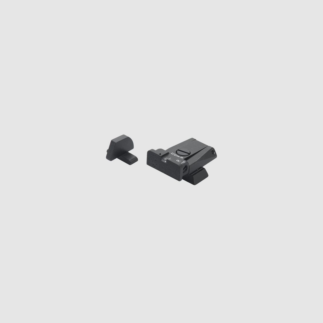 LPA SPR49HK07 Set di Mirini Micrometrici per HK USP – Immagine del Mirino Nera