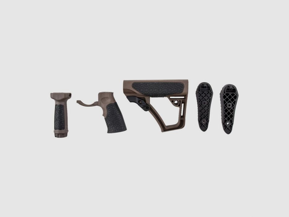 DANIEL DEFENSE AR-15 POLYMER DANIEL DEFENSE MÖBELSET KOLLAPSBAR BRAUN, Bild 2 von 4