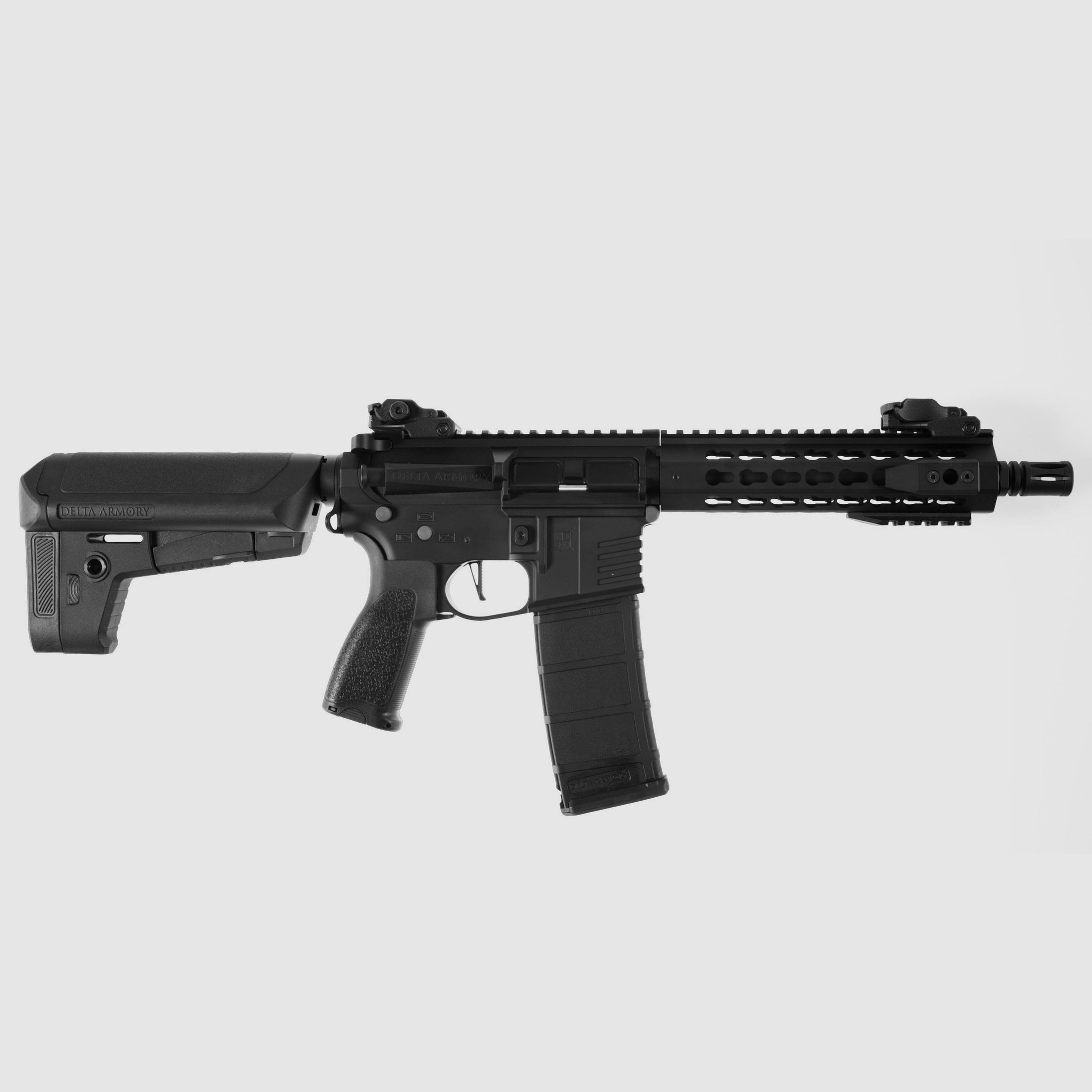 AR15 KeyMod 8" Alpha Full Metal (Schwarz) max 0,5J - Delta Armory