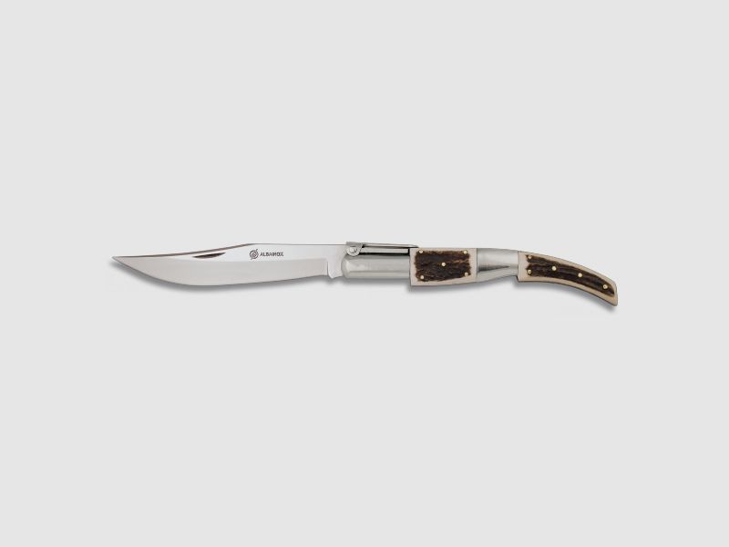 Edles Zweihand Taschenmesser ARABE CARRACA N0. mit Horn-Griff Nagelhau