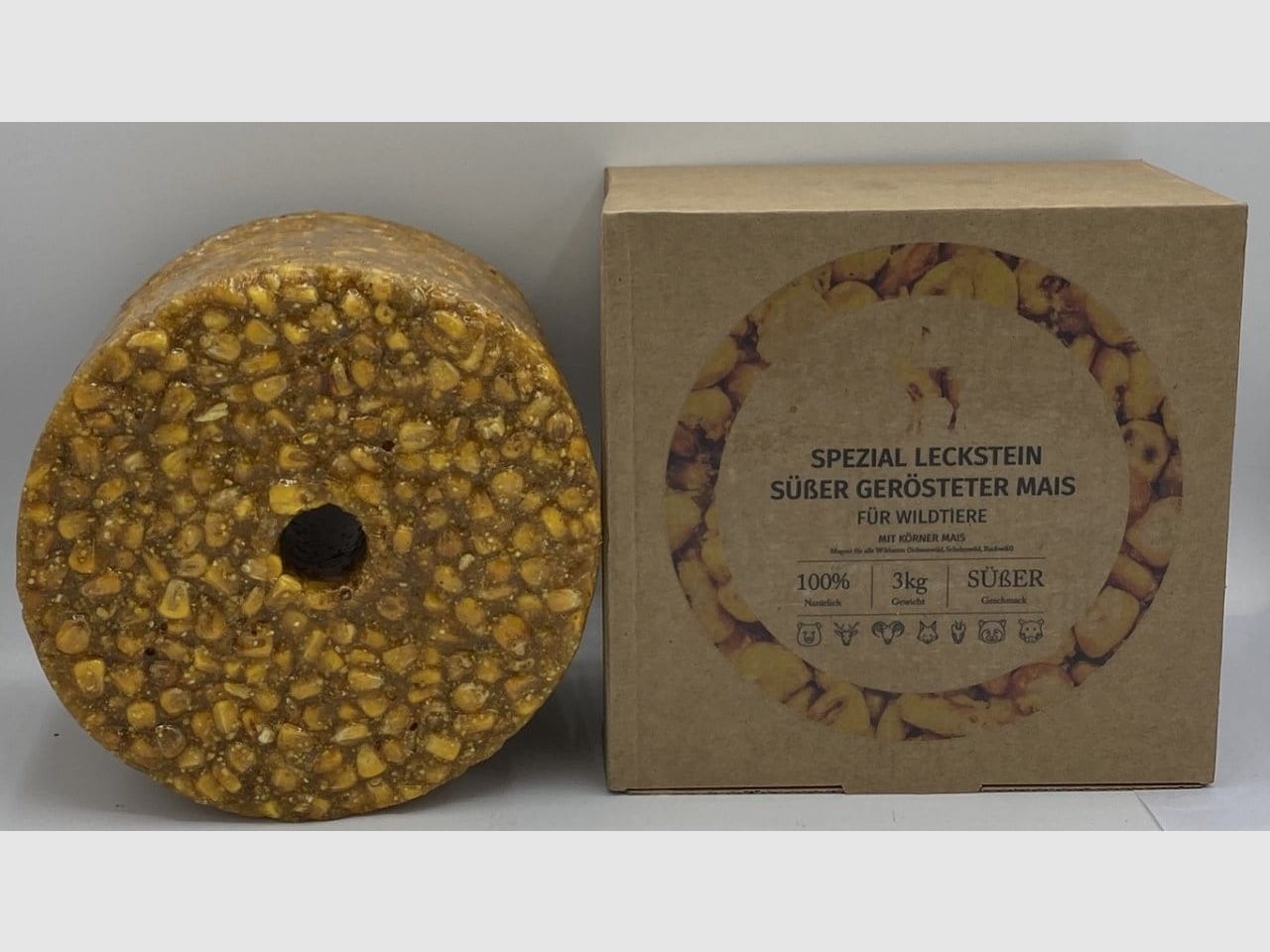 Wildlutscher Spezial Leckstein Gerösteter Mais