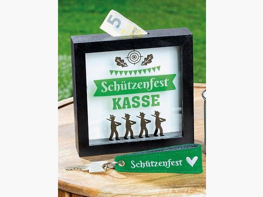 Gilde Spardose Schützenfest Glas
