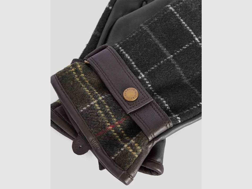 Barbour D-Handschuhe Aubrey Tartan Leder Waterproof, Bild 4 von 6