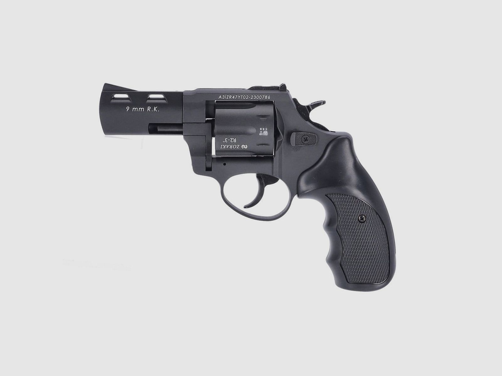 Zoraki R2 blank firing revolver 3 inch 9 mm R.K. black
