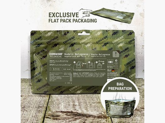 CONVAR Cuisine de Camp CONVAR Cuisine de Camp Pâtes Bolognaises 150 g
