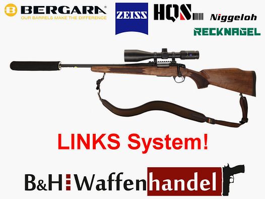 Bergara	 B14 Timber LINKS System Komplettpaket #3 / Zeiss / Schalldämpfer etc.