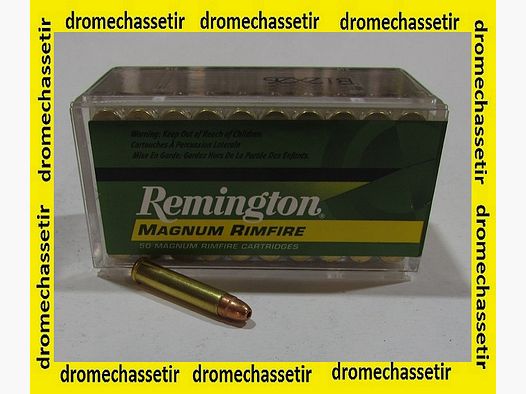 Box mit 50 Patronen 22 WMR, Remington Hollow Point FMJ 40 Grain