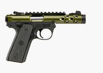 PISTOLET RUGER MARK IV 22/45 LITE .22 LR 4,4"/11,18CM OD ZIELONY ANODOWANY 1/2" dostępny od ręki, wysyłka +25€