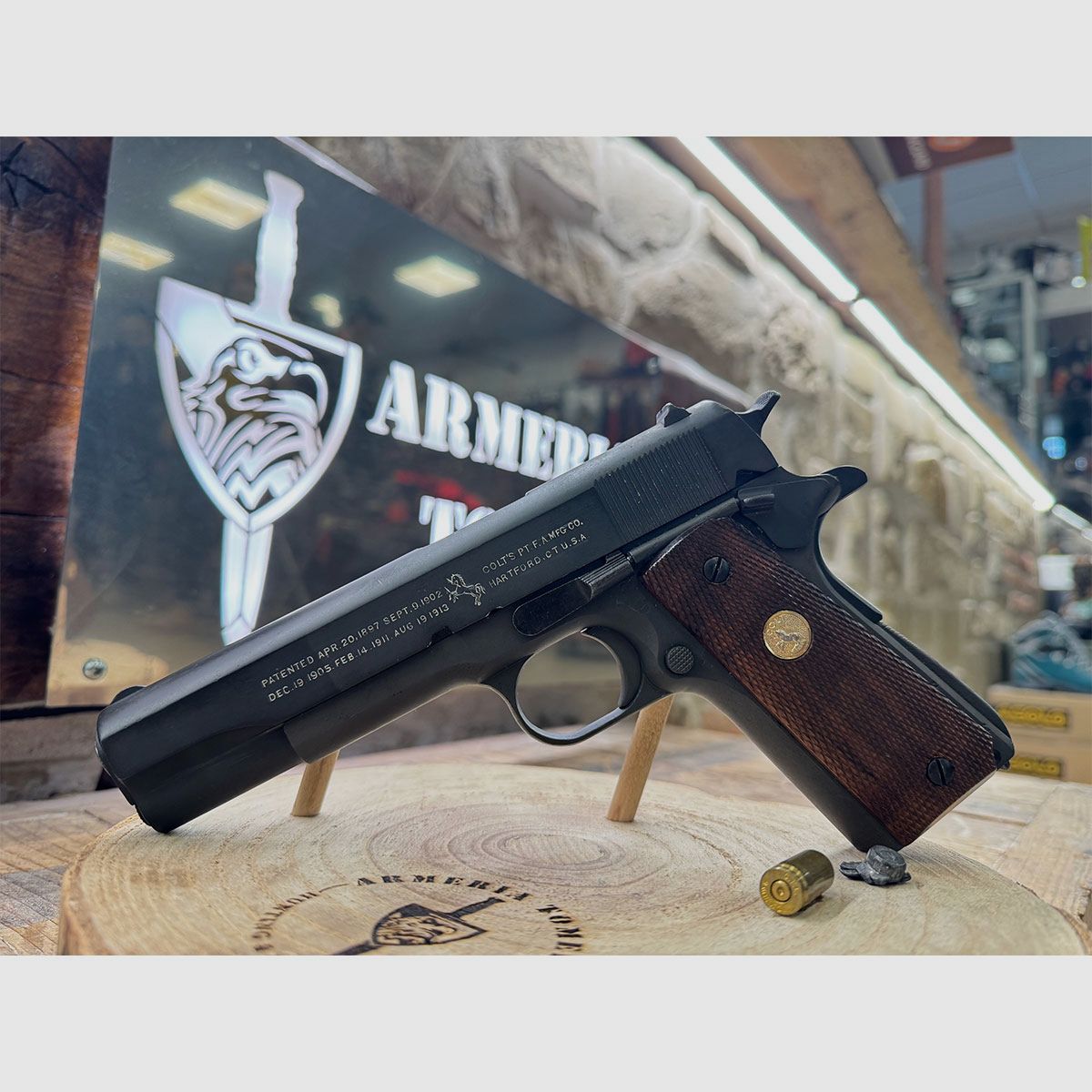 GEBRUIKT – PISTOOL – COLT M1911A1 kal. 45 ACP, afbeelding 1 van 5