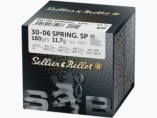 S&B .30-06 SP-S 50er Pack. 180grs / 11,7g