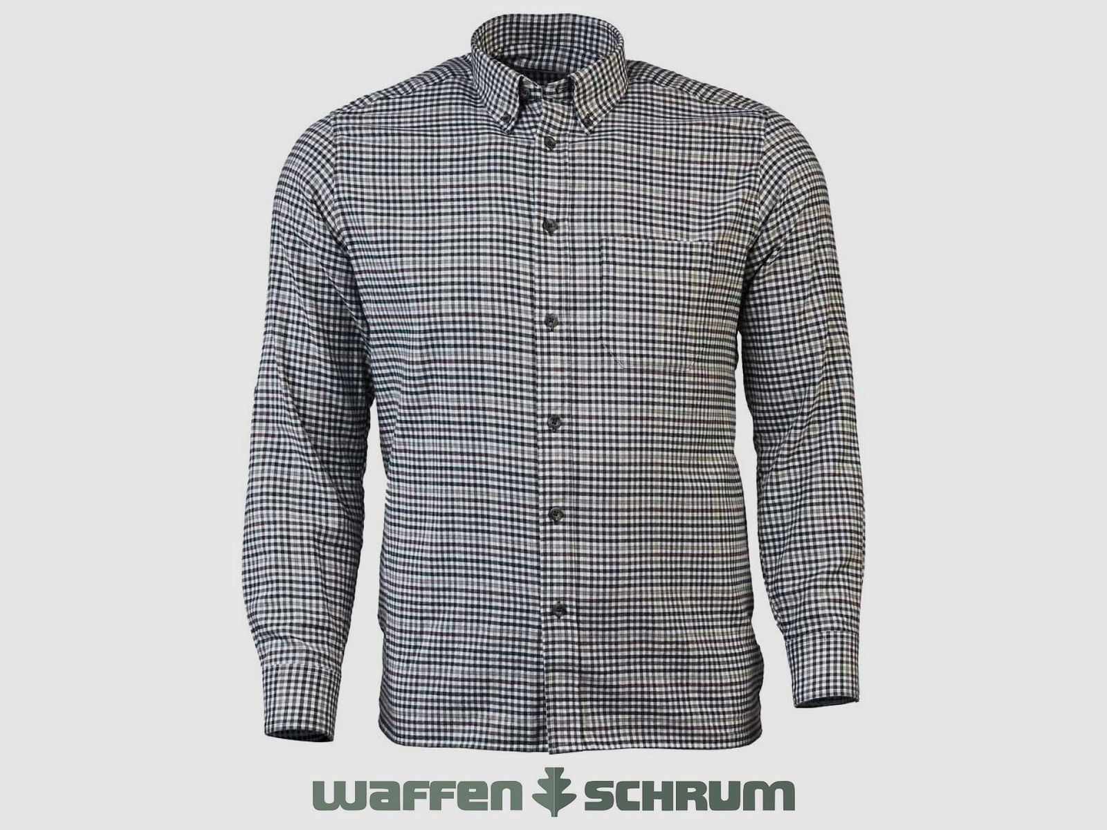 Camicia Skogen 1/1 manica con bottoni Oliva/marrone