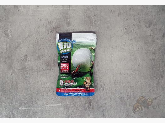 G&G Bio Precision Airsoft 0.28g (2.000 Stück) diameter 5,95mm - Weiß