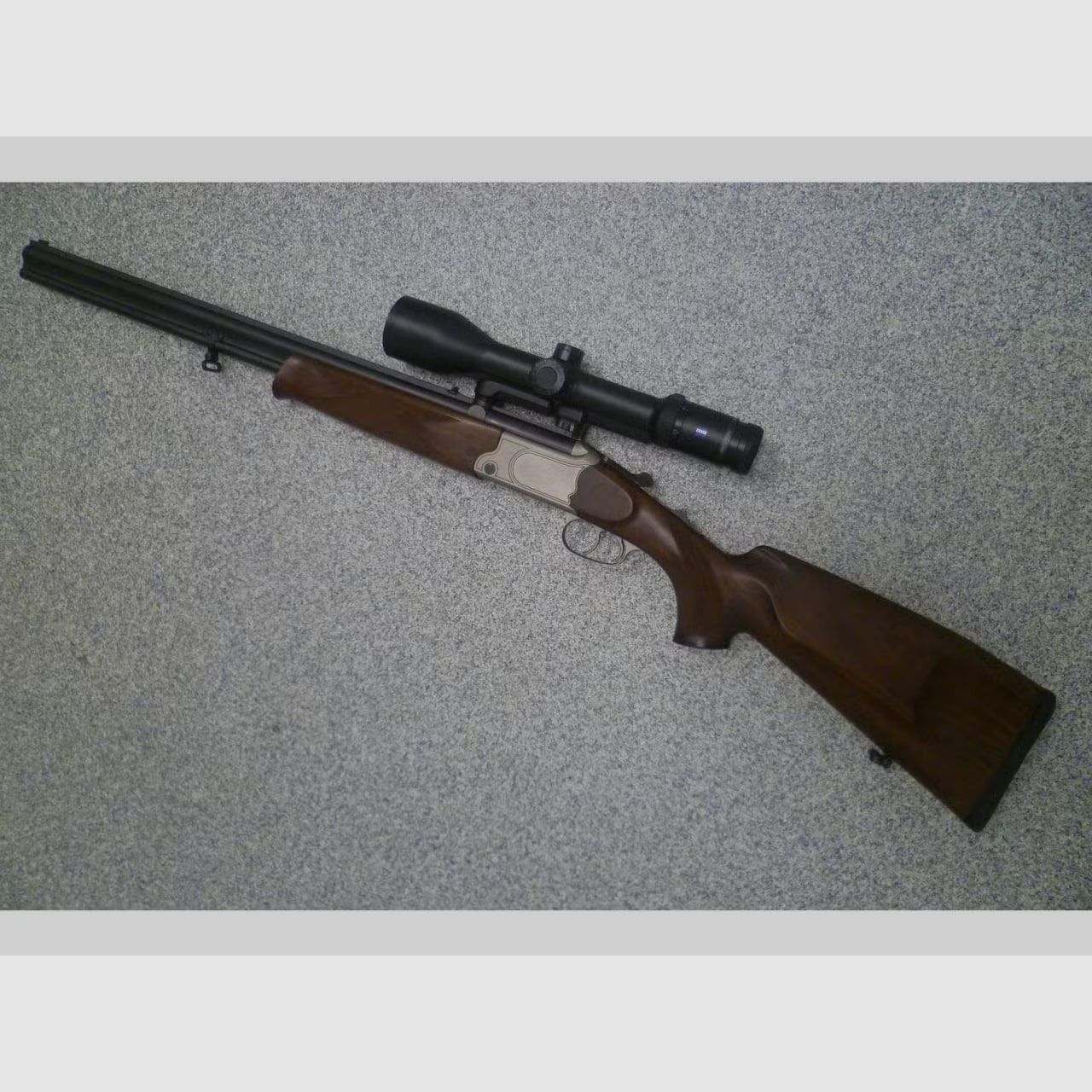 ockbüchsflinte Simson 20/76 & .30R Blaser mit Zeiss Victoty HT