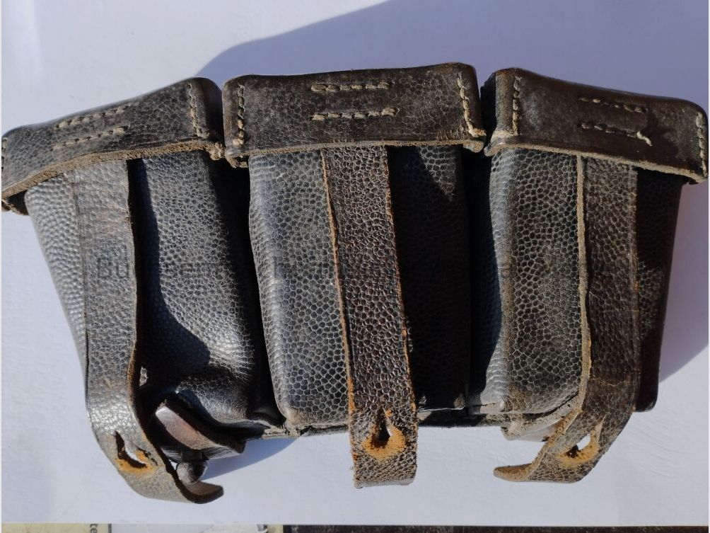 Ammunition bag K98 Carl Hepting & Co STGT Feuerbach 1940, image 1 of 3