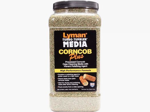 Lyman Turbo Media granulés de maïs jaunes non traités 3,5lbs / 1580g