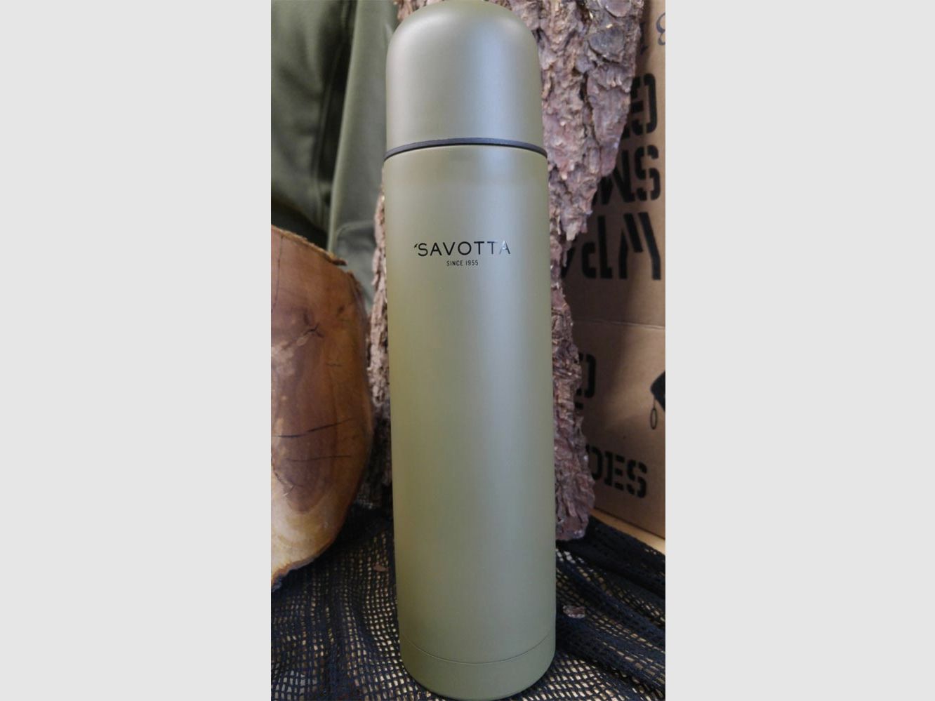 SAVOTTA THERMOSFLASCHE 0.75L ARMY GREEN