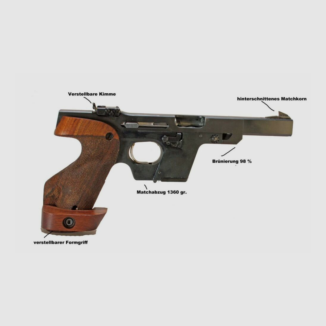 Walther Sport- und Behördenwaffen Walther GSP Sportpistole Kal 22 L.R.gebraucht (BJ.77)